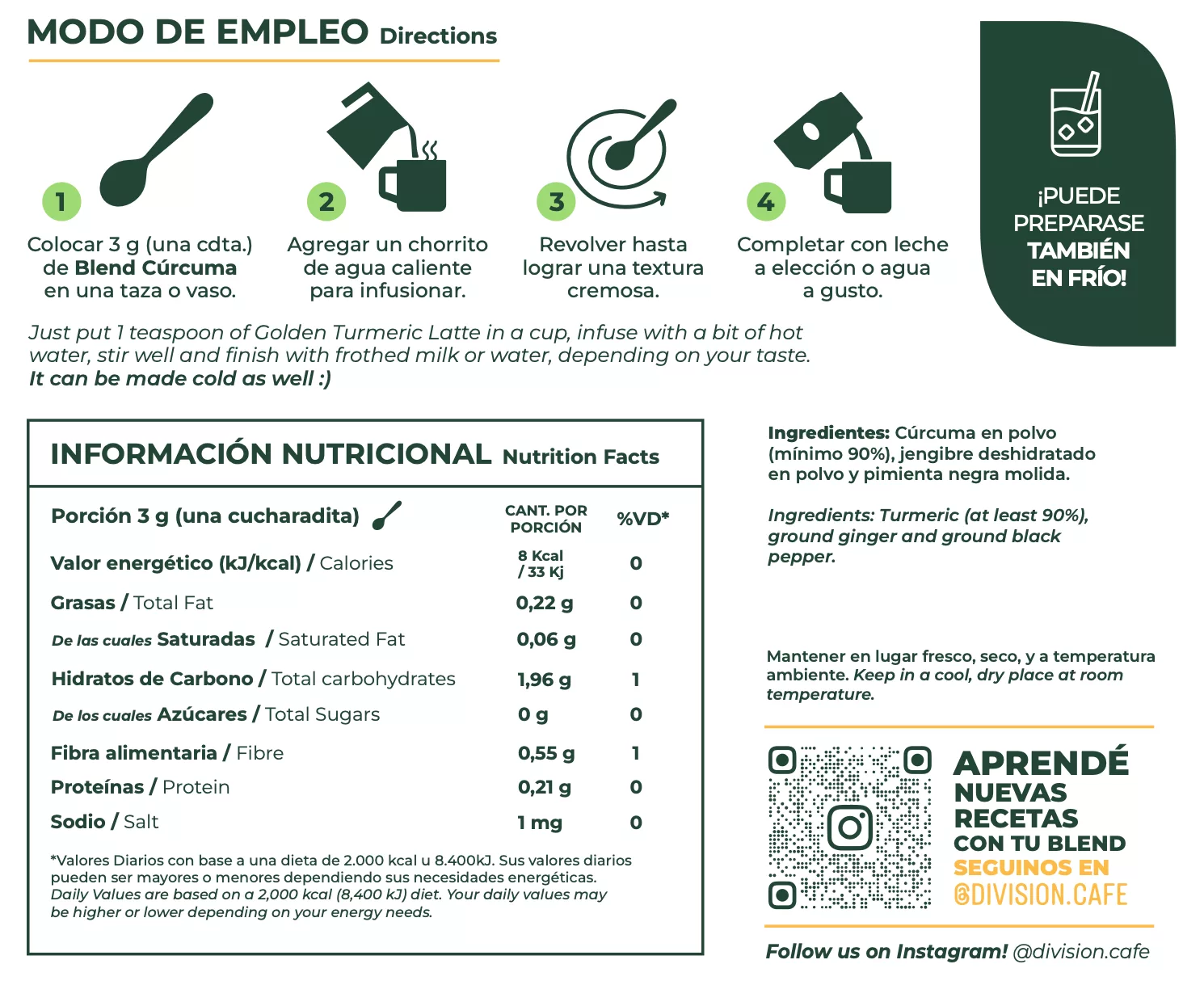 BLEND CÚRCUMA x 200 gr. - Imagen 4