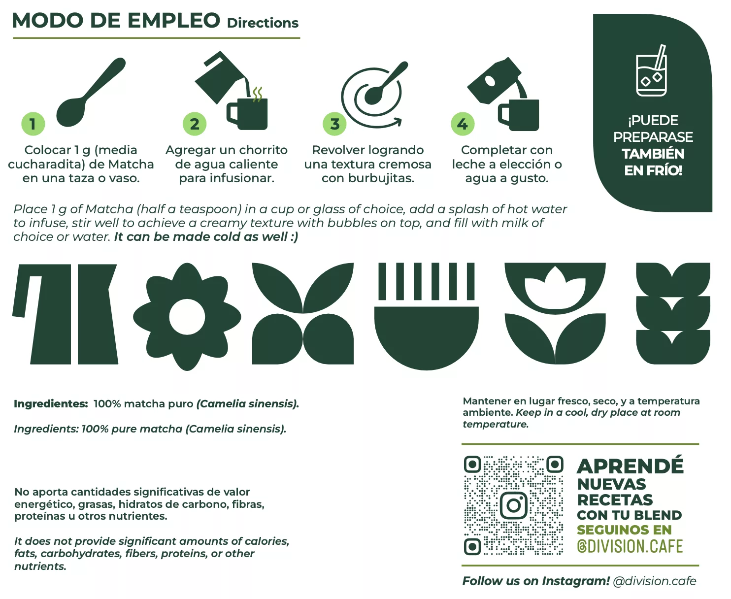 MATCHA PURO CEREMONIAL x 100 gr. - Imagen 4