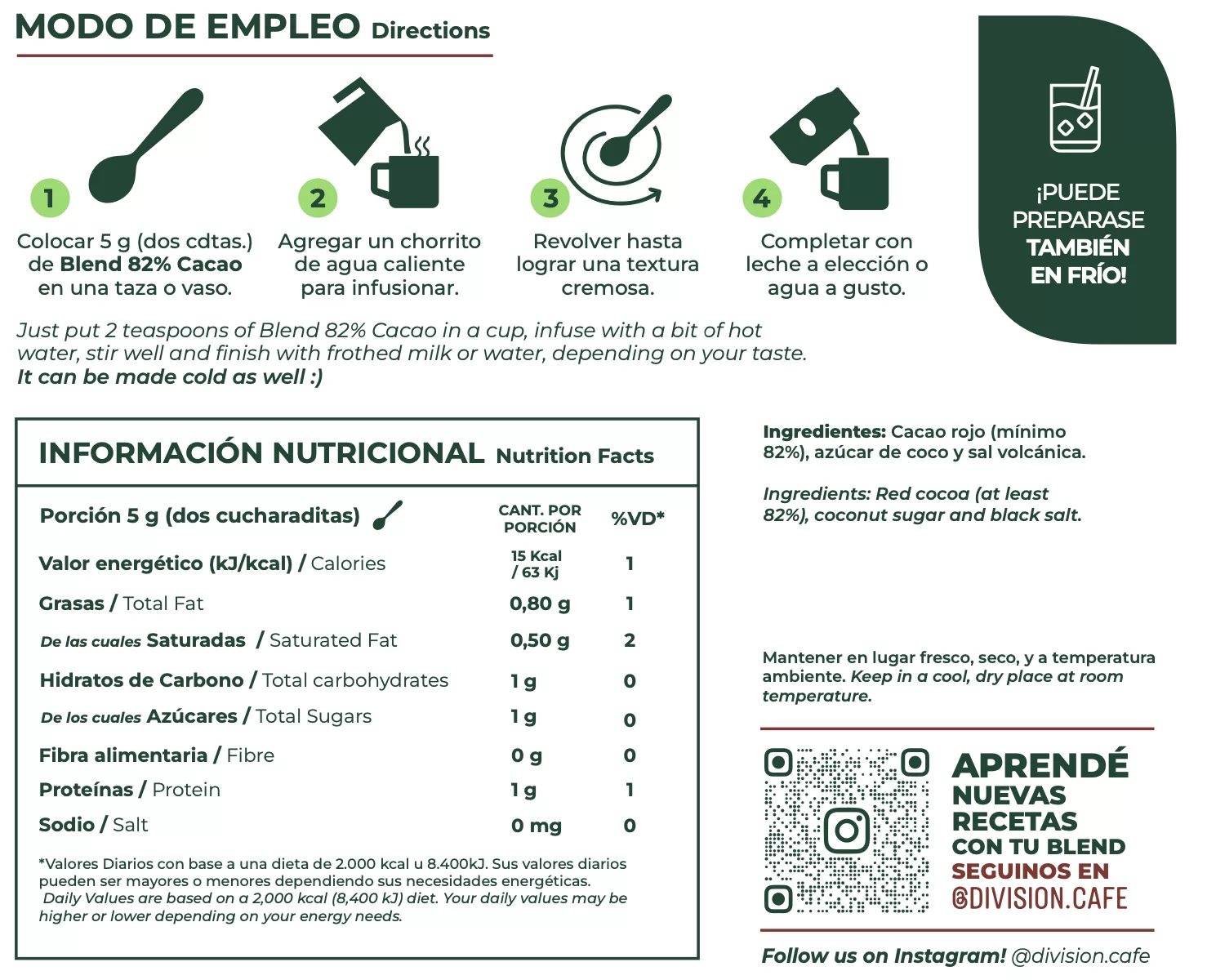 BLEND 82% CACAO x 200 gr. - Imagen 4